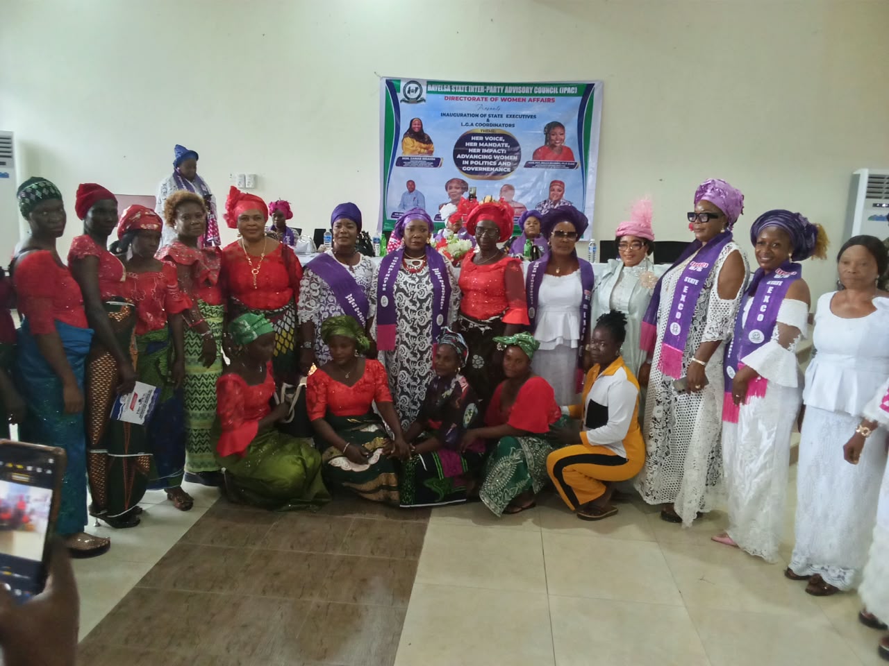 Women leaders gathered at official inauguration